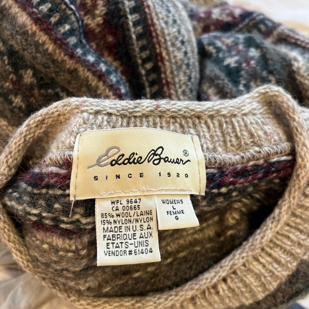 Fair isle wool sweater - Picture 2 of 3